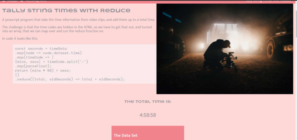 Screenshot of project 18